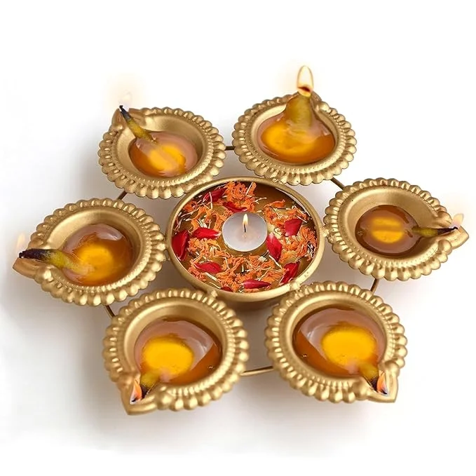 POOJA DIYA URLI (BRASS COTTING) 7s